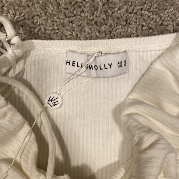 NWOT Hello Molly Crop Tank - Picture 2 of 2